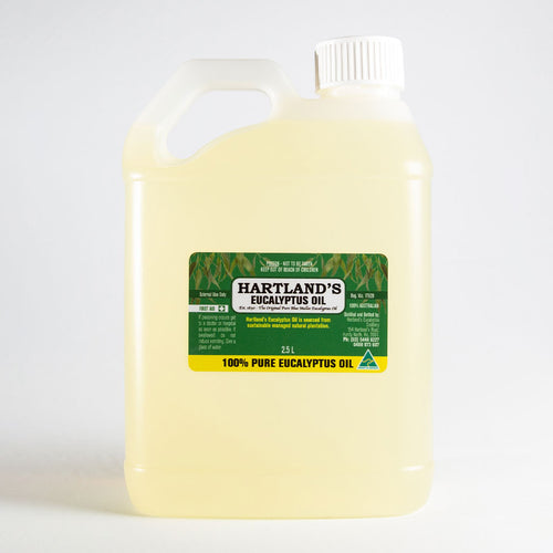 2.5L Plastic Container Eucalyptus Oil | Hartlands Eucalyptus Farm