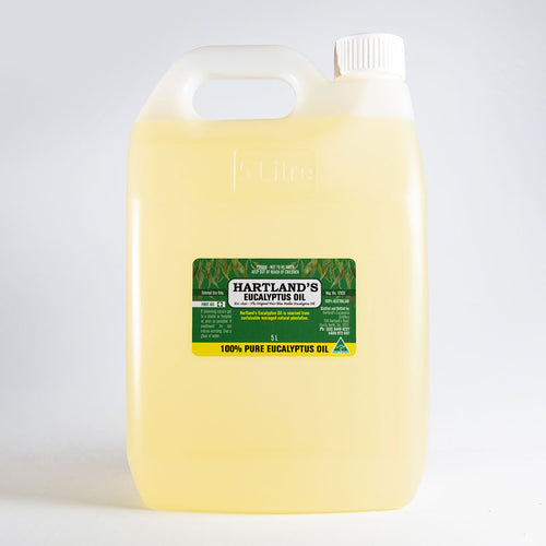 5L Plastic Container Eucalyptus Oil | Hartlands Eucalyptus Farm